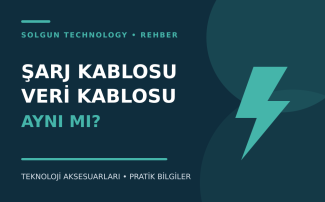 Şarj Kablosu ile Veri Kablosu Aynı Şey mi?