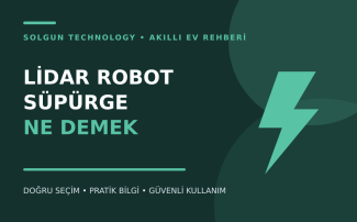 LiDAR Robot Süpürge Ne Demek?