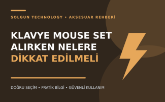 Klavye Mouse Set Alırken Nelere Dikkat Edilmeli?