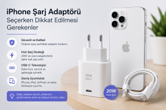 iPhone Şarj Adaptörü Seçerken Dikkat Edilmesi Gerekenler