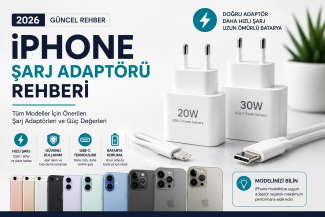 iPhone Modellerine Göre Hangi Şarj Adaptörü Kullanılmalı?