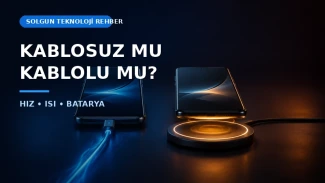 Kablosuz Şarj mı Kablolu Şarj mı? Hız, Isı ve Batarya Açısından Karşılaştırma