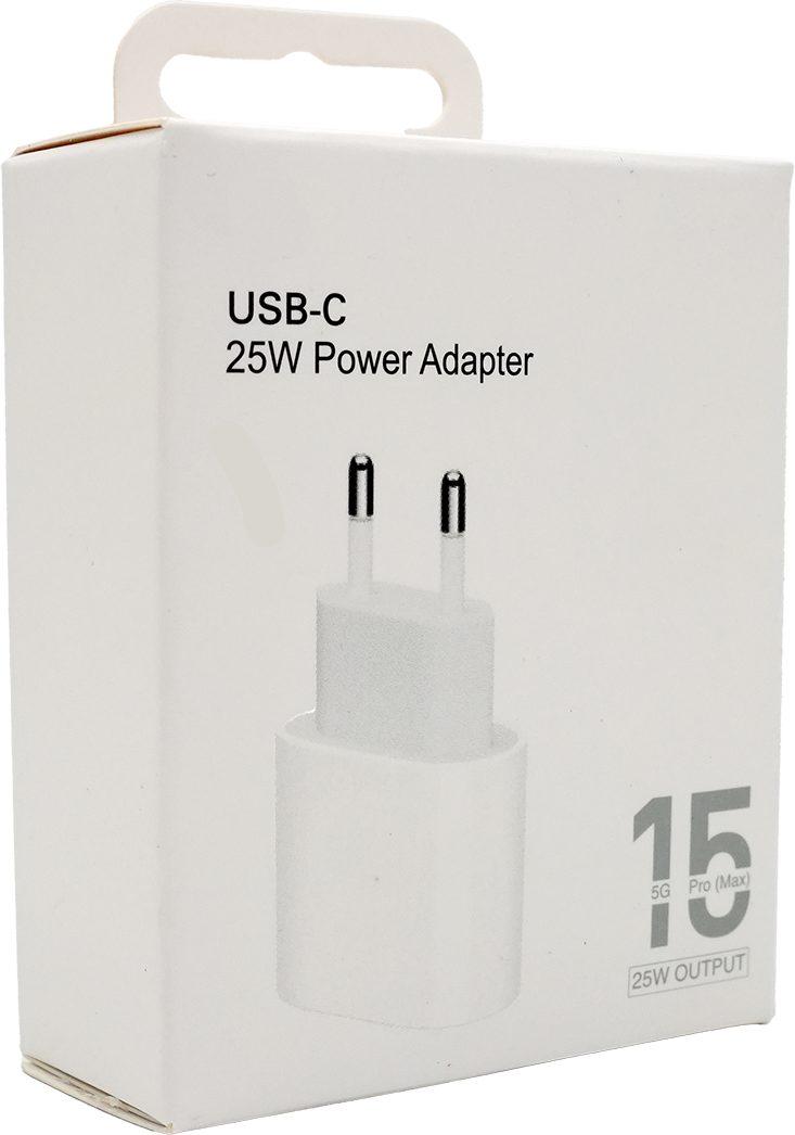 USB-C 25W POWER ADAPTER TYPCE-C GİRİŞLİ İPHONE 15 PRO MAX ŞARJ ADAPTÖRÜ