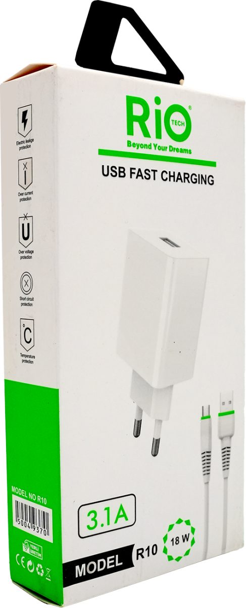 18W 3.1A USB - MİCRO Şarj Seti Samsung Xiaomi Uyumlu Hızlı ve Ekonomik