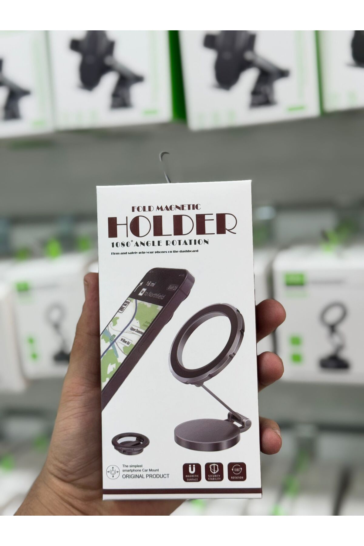 RİO MIKNATISLI ÇOK YÖNLÜ HEM ARAÇ HEM MASA ÜSTÜ TELEFON TUTACAĞI