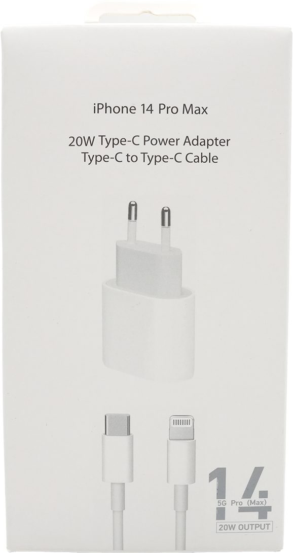20W USB-C ADAPTÖR TYPE-C DEN LİGHTNİNG ( IPHONE GİRİŞ ) KABLO 14 PRO MAX