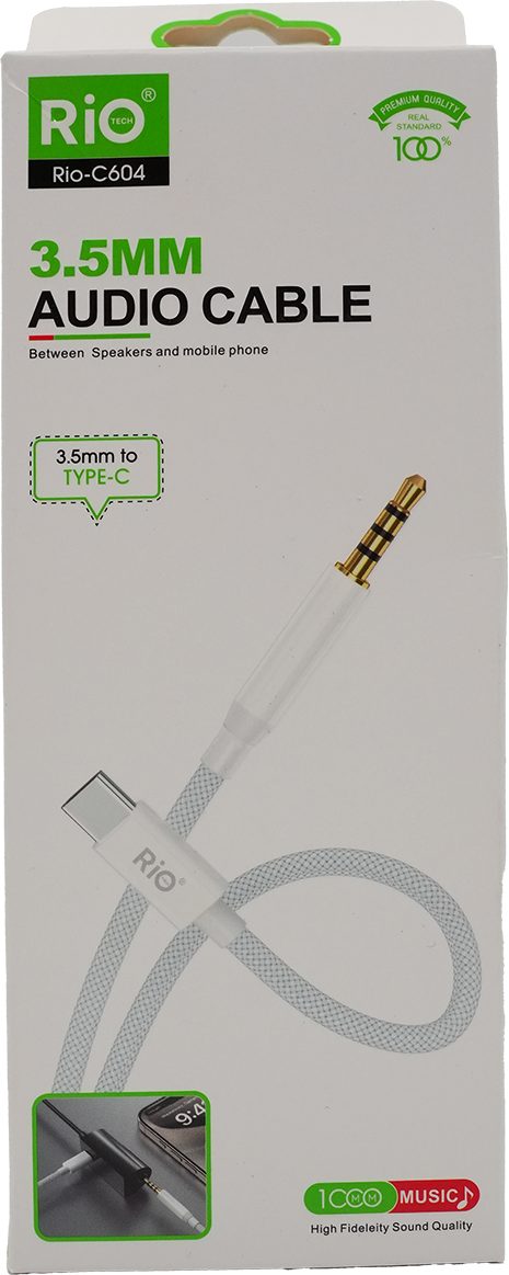 RİO 3,5MM AUX TO TYPE-C MİKROFON - KULAKLIK KABLOSU